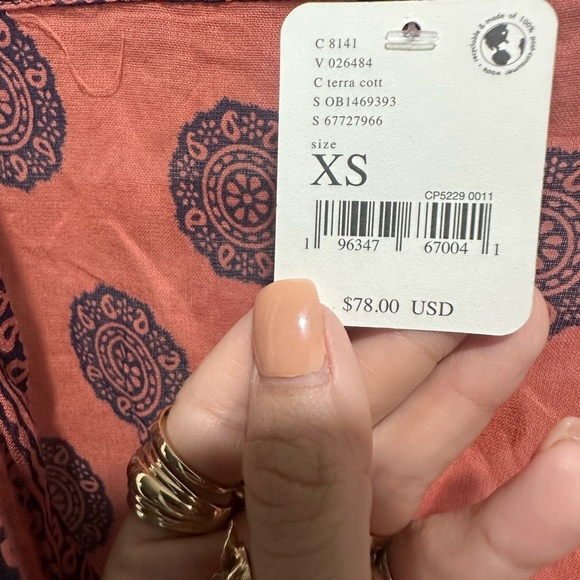 NWT Intimately by Free People Soul of The Sun Bodysuit in Brick Combo SZ XS - Picture 3 of 5